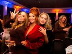 Por dentro do ‘Natal mais selvagem’ de Manchester, enquanto os convidados glamourosos Coleen Rooney, Alex Gerrard e Charlotte Dawson se soltam