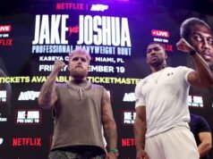 Anthony Joshua apoiou a vingança de Jake Paul por Mike Tyson