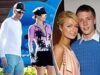 Paris Hilton vista com o irmão raramente visto Barron e sua esposa condessa alemã em uma viagem de família a St.