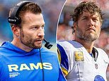 O técnico do LA Rams, Sean McVay, foi forçado a viajar para o Arizona separado de seus jogadores