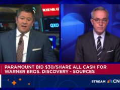 A administração Trump vê o acordo da Netflix e da Warner Bros. com ‘forte ceticismo’, disse um alto funcionário