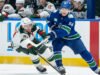 Raty marca duas vezes para Canucks na vitória decisiva sobre Wild