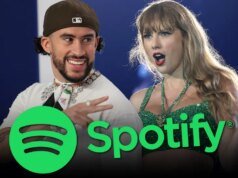 Bad Bunny destrona Taylor Swift como artista mais transmitida do Spotify
