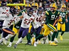 Inativos Packers-Bears: Josh Jacobs, Christian Watson ativo para GB