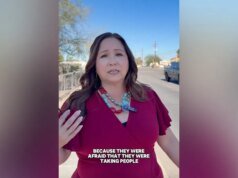 O DHS responde depois que o legislador democrata afirma que ela foi ‘posta de lado e pulverizada com spray de pimenta’ durante o ataque do ICE