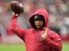 Cardinals QB Kyler Murray fora do resto da temporada devido a uma lesão no pé