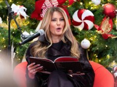 Melania Trump dá mensagem edificante sobre o Papai Noel para crianças no hospital