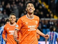 Miovski marca dois golos na vitória do Rangers em Kilmarnock